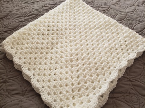 Pure white hand crochet baby - pure,
