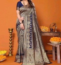 kanchipuram silk saree Indian ethnic wear formal wedding kanjivaram party Sari