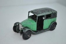 DINKY TOYS (UK) - AUSTIN LOW-LOADER TAXI CAB - GREEN / BLACK