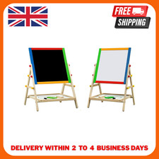 Kids Wooden 2 In 1 Blackboard