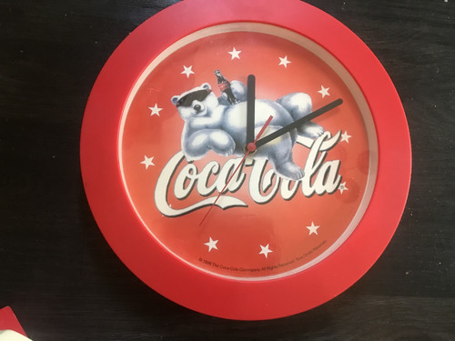 Vintage 1999 coca cola wall - vintage,