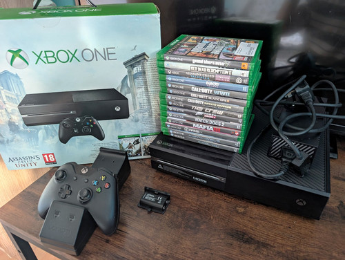 Microsoft xbox one black - xbox,