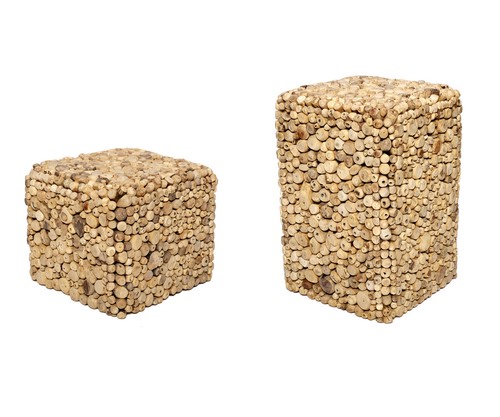 Driftwood stool natural wood - driftwood,