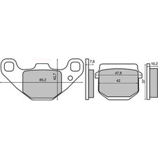 Front Brake Pads TGB ATV