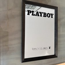 Vintage Playboy Mirror 1970s/80s Approx 22cm W/Approx 31cm h/ approx 1cm d