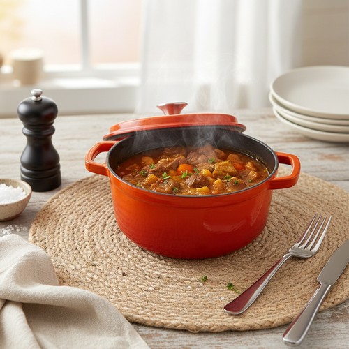 Cast iron casserole - iron, dish