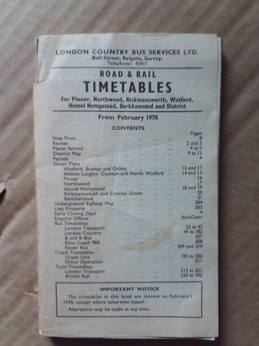 London country bus services - bus,