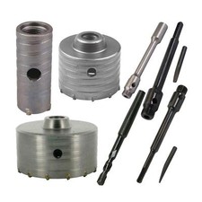 40-600mm TCT CORE DRILL SHANK TUNGSTEN MASONRY BRICK HOLE CUTTER SDS+ SDS PLUS