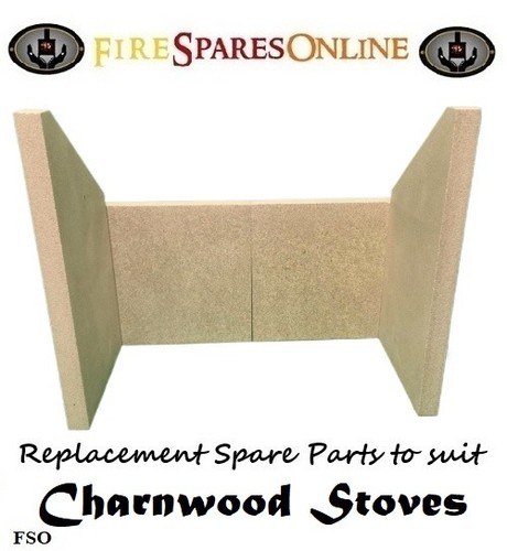 Sides rear stove bricks - 2, to