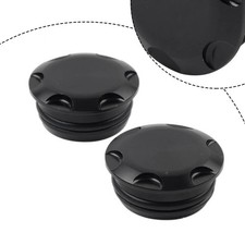 Motorcycle Frame Hole Cover Cap Plug Black For Kawasaki Ninja 400 250 Z400 Z250