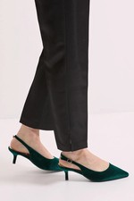 Dorothy Perkins Emerald Court Shoes Womens Party Heels