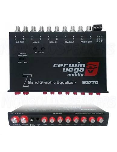 Cerwin vega 770 - eq-770, 7-band