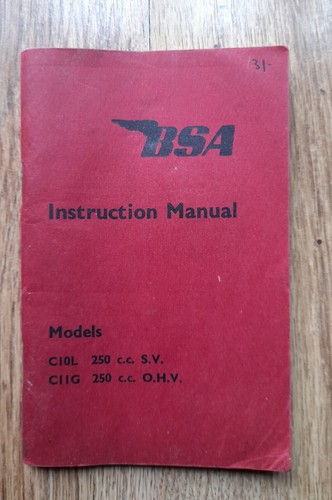 Bsa instruction manual - bsa,