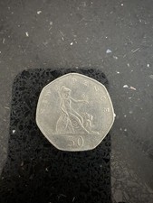1976  Old Large Style 50p coin