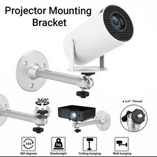 Mini Ceiling Wall Projector Mount Stand Universal Bracket Holder Tilt & Swivel