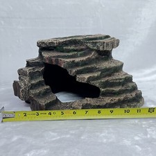 Bearded Dragon Fish Tank Aquarium Decor Extra Large Corner Hideout Cave 12x10x7”
