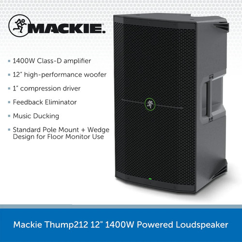 Mackie thump212 inch 1400w - 12,