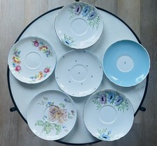6 x Vintage Shelley Saucers