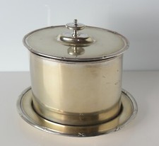 Boardman Glossop & Co Silverplate Biscuit Box Late 19th century