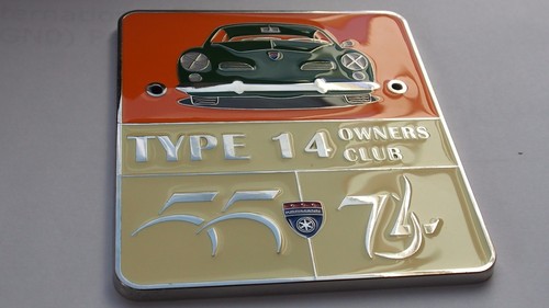 Karmann ghia grill badge - karmann,