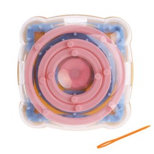 9Pcs Knitting Loom Set Flower Pattern Maker Wool Yarn Needle Knit Craft Tool DIY