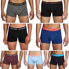 Jack & Jones Mens 2 Pack Boxer Shorts Trunks Underwear Shorts Set Clearance L,XL
