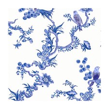 Cath Kidston Wallpaper | Birds & Berries Blue