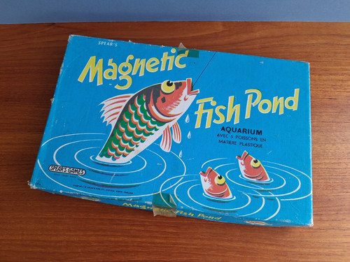 Vintage magnetic fish pond - magnetic,