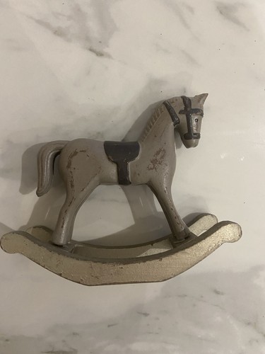 Wooden rocking horse desktop - wooden,