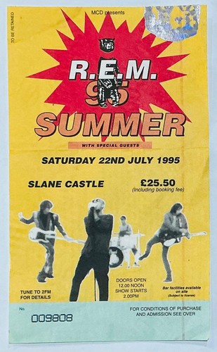 Oasis original concert - r.e.m.,