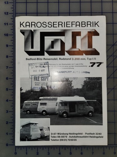 1977 karosseriefabrik camper - 1977,