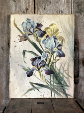 Antique French Floral Oil on