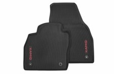 Original Skoda Kamiq rubber mats floor mats rubber black/red front 658061502B