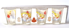 Vintage 1981 Royal Wedding Charles & Diana Glasses Set of 4 Drinking Glasses