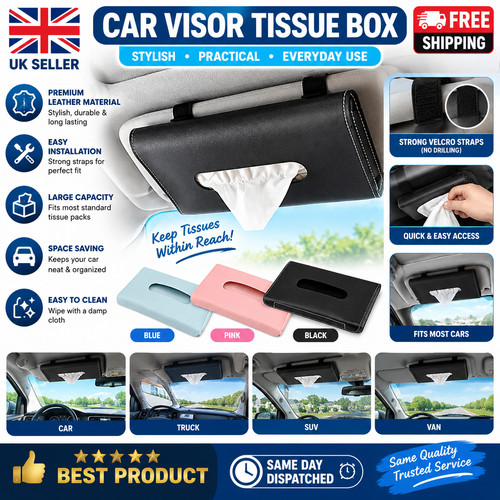 Car sun visor tissue dispenser - sun,