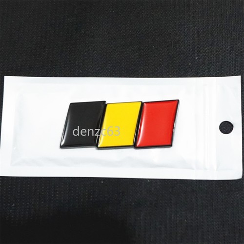 Matte black belgium flag - matte,