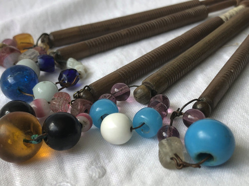 Turned wood lace making - 5,