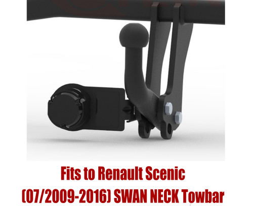 Swan neck tow bar - swan,