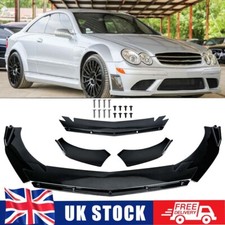 For Benz CLK 2002-2011 Front Bumper Spoiler Splitter Lip Universal Gloss Black F