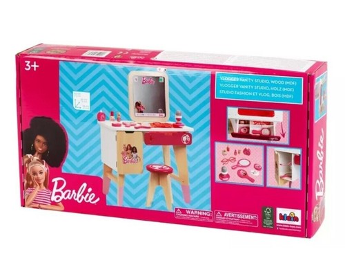 Barbie childrens wooden vanity - barbie,