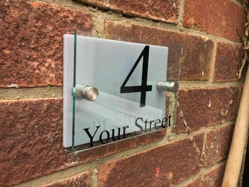 Modern door house number - modern,
