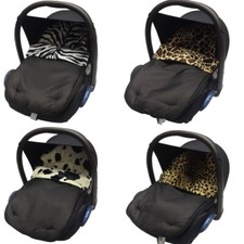 Animal Print Car Seat Footmuff / Cosy Toes Compatible with Maxi-Cosi