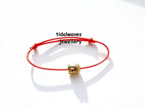 Waxed cotton cord bracelet - cord,