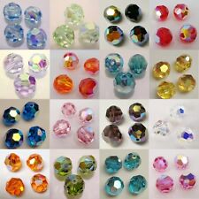 SWAROVSKI Crystal Element 5000 8mm Faceted Round Bead   AB Variable Color