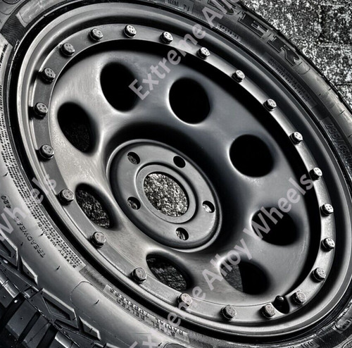 Black steel wheels - black,