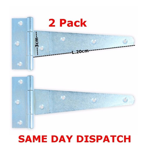 Galvanised tee hinges - tee,