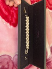H Samuel White Pearl Hand Bracelet