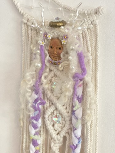 Spirit doll moon macrame - spirit,