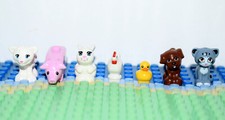 Lego Animal Set - Mini Farm , Friends ,City - 7 pieces - Sheep,Pig,Chicken,etc.