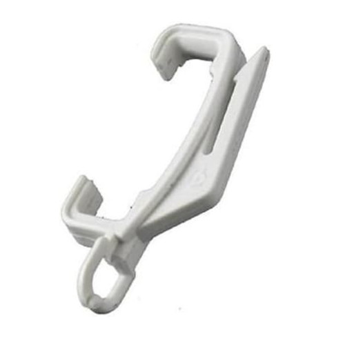 White curtain track - white, rail